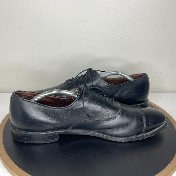 Allen‎ Edmonds Dress Shoes Men’s Size 12 Park Avenue Cap Toe Black Oxford